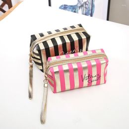 Cosmetic Bags 21x10x10cm Pvc Laser Storage Bag Girl Women Waterproof Portable Makup Pouch Wash Toiletry Travel Organizer Case