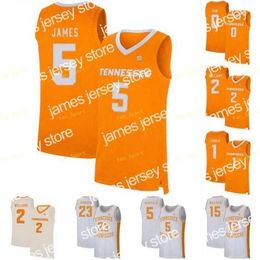 College Basketball Wears Nik1 NCAA College Tennessee Volunteers Basketball Jersey 35 Yves Pons 4 Jacob Fleschman 5 Admiral Schofield Brock James 53 Bernard King