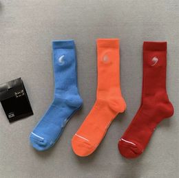 Men's Socks Mens Sock Embroidered socks Colorful towel bottom medium long sports basketball socks for men and women 6E42