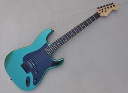 Metallic Green Electric Guitar with Black Pickguard Rosewood Fretboard Can be Customised