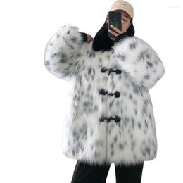 Women's Fur S-9XL Women&#39;s Winter Clothing Plus Size Faux Long Coat Warm Young Top Female Furry Clothes