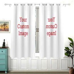 Curtain Personalised Custom Pattern Curtains For Living Room Bedroom Blackout Home Decors Drapes Glass Blinds Window Treatment