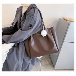 Evening Bags Women's Handbag Shoulder Pu Summer Pendant Large Handbags Black Shopper Tote For Women Bag