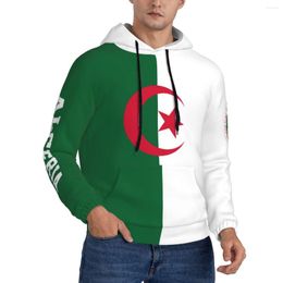 Men's Hoodies Algeria 3D Country Flag Print Hoodie Custom Name Number Men Sweatshirt Women Hip Hop Streetwear Tracksuit Clothing
