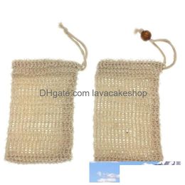 Other Bath Toilet Supplies 9 X14Cm Making Bubbles Soap Saver Sack Pouch Storage Bag Dstring Holder Drop Delivery Home Garden Dhpzd