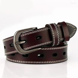 Belts Women Waistbands Fashion Genuine Leather Belt Woman Luxury Jeans Female Top Quality Cowskin Strap Ceinture Femme