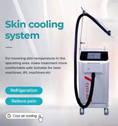 Top Low temperature air cold Machine For Laser Treatment To -40 Degree Air Skin Cooling System
