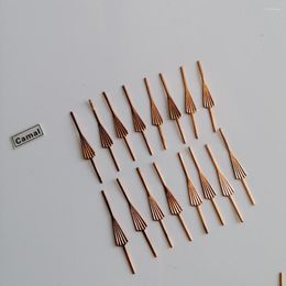 Chandelier Crystal Camal 100PCS 34mm/1.33inch Rose Gold Metal Arrow Connectors Pins For Prisms Beads Pendant Lamp Lighting Parts