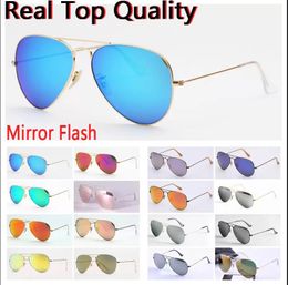 Pilot Mens sunglasses womens driving sunglass man woman sun glasses uv protection glass lenses with free leather case and retail package for men women A25 wholesale