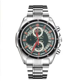 Luxury Mens Watches Stainless Steel Japan Quartz Chronograph Movement Montre De Luxe Designer Watches F1 Man Wristwatch Gift300C