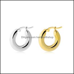 Body Arts Titanium Steel Earring Hoops Korean Hoop Earrings Jewelry For Men And Women Drop Delivery Health Beauty Tattoos Art Dhbsc