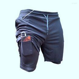 Gym Clothing Men Sporting Pants Elastic Breathable Two Piece Running Training Gyms Ankle-Length Quick-drying