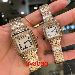 Wristwatches Men Watches Quartz Watch 27 or 22mm Diamond Bezel Waterproof Fashion Business Wristwatches Montre De Luxe Couple9999