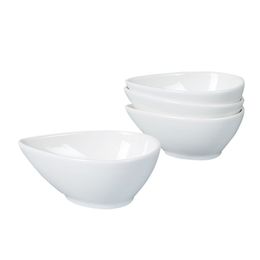 Set of 4pcs Ceramic Sauce Bowl 3.5 oz Porcelain Mini Bowls for Dips Salsa Snacks Small Side Dishes Condiment Cups