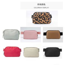 New belt bag official models ladies sports waist bag outdoor messenger chest 1L Capacity with brand logo