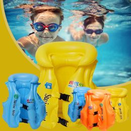 Life Vest Buoy 3-10 Age Childs Inflatable Life Vest Baby Swimming Jacket Buoyancy Pvc Floats Kid Learn To Swim Boating Safety Lifeguard Vest T221214