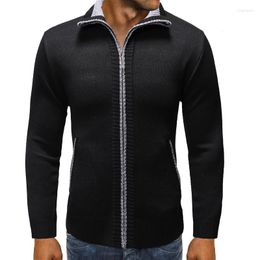 Men's Sweaters 20221 Arrival Autumn&winter High Quality Men's Sweater Coat Mandarin Collar Thicked Jacket Plus-size M-XXXL 9812