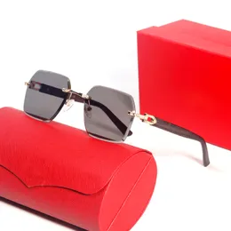 Moda Sunglass Kare Kadınlar için Tasarımcı Güneş Gözlüğü Klasik Büyük Çerçeve Lüks Marka Carti Güneş Gözlükleri Carter Seyahat Gözlük Kadın UV400 Gözlükler Sonnenbrille