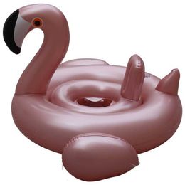 Life Vest Buoy Summer Baby Inflatable Flamingo Pool Float Swim Ring White Swan Water Sports Fun Toy Rose Gold Flamingo Inflatable Circle T221214