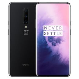 Original Oneplus 7 Pro 4G LTE Cell Phone 6GB RAM 128GB ROM Snapdragon 855 Octa Core 48.0MP NFC Android 6.67" AMOLED Full Screen Fingerprint ID Face Smart Mobile Phone