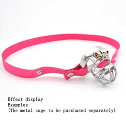 Sex toys masager Massager penis cock Underwear Male Chastity Cock Cage Device Elastic Band Accessories Auxiliary Belt Adjustable Rope Penis Rings Toys 0PNH