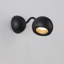 Wall Lamp Black Room Decor Interior Light Bed Headboard Sconce Wallpapers Living Bedroom Closets Bathroom Led Lights