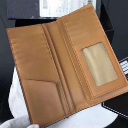 Fashion Long Wallet Men and Women Leather Credit Card Holder 8003301o