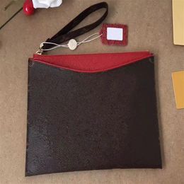 Original Box 10-Colors Fashion Mens Womens Purse Zipper Handbag Designer Wallet Top Luxury Purse Shopping Stylish Clutch Bag315J