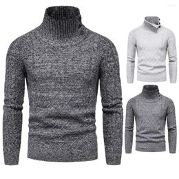 Men's Sweaters YM066 Autumn Clothing Plus Size Men's Turtleneck Fashion Long-Sleeved Sweater Bottoming Shirt