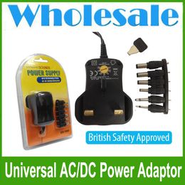 Power Supply Adapter Transformers Universal Charger Adaptor with 6 Plugs Adjustable Voltage Regulated Adapters