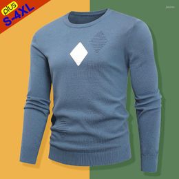 Men's Sweaters 2022 Men Pullover Fashion Male Autumn Winter Jersey Sweatshirt Argyle Design Mens Jumpers Underwears
