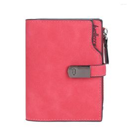 Wallets Women Men Wallet Leather Hasp Small Slim Coin Pocket Purse Matte Cards Holders Designer