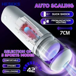 Sex toys massager Automatic Telescopic Vibration Male Masturbator Cup Vibrator Masturbation Goods Toys For Man Adult Sucking Machine