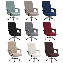 Chair Covers Anti-Dirty Cover Elastic Wedding Banquet Office Dormitory Armchair Slipcover Removable Washable Dark Brown XL
