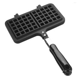 Baking Moulds Dual Head Household Kitchen Gas Non-Stick Waffle Maker Pan Mould Mould Press Plate Tool