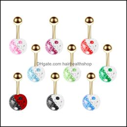 Body Arts Piercing Jewellery Flyjewelled Belly Button Rings Navel Bars For Women And Girls Drop Delivery Health Beauty Tattoos Art Dhbah