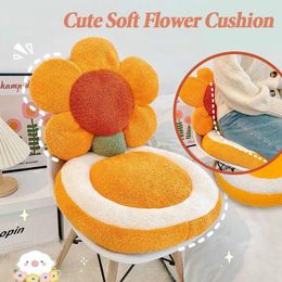 Pillow 2022 Flower Back Pillows Plush Chair Seat S Lumbar Support Soft Comfortable Birthday Gifts