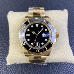 Clean 116618 Luxury Watch SUB Black Dive All-Inclusive 18K Gold Dandong 3135 Mechanical movement 40mm904L Steel Business Tuhai favorite