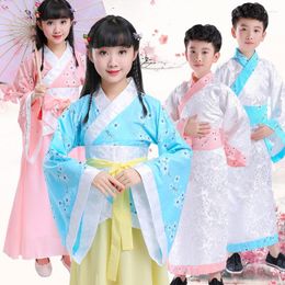 Stage Wear Children's Hanfu Costume Boy Three-character By The Disciples Of National School Performance Reading Service