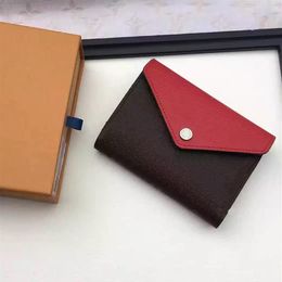 Whole new style Wallet leather multicolor coin purse short wallet Polychromatic purse lady Card holder classic mini zipper poc210S