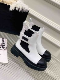 New Mary Jane Boots Fashion Versatile Round Head Unisex Business Casual Style