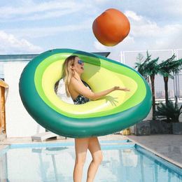 Life Vest Buoy Inflatable Pool Float Avocado Inflatable Float Pool Swimming Ring Inflatable Pool Toys Adult Swim Circle Swim Buoy Boia piscina T221214