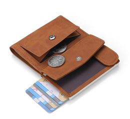 Кошельки bisi goro rfid antitheft Men Smart Wallet Porte Carte Fashion Card Case держатель паспорт Unisex Coin кошелек 2356999