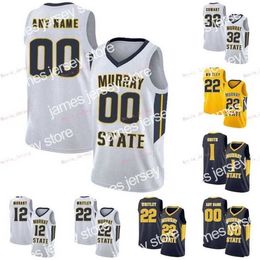 College Basketball Wears Nik1 Stitched Custom 21 De'Andre Hunter 22 Brion Whitley 23 KJ Williams 24 Anthony Smith Murray State Racers College Men Women Youth Jersey