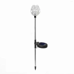 Solar Lamp Garden Decoration Lights Outdoor Lawn Stake Wire Ball Crystal Cup Light