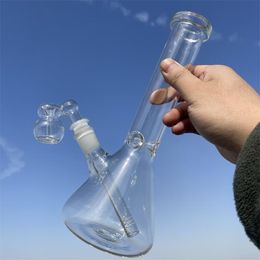 Hookahs PIPE Straight Tube Bong 10 Inches High Glass Bongs Stereo Matrix Perc Dab Rig Fritted Disc Glass Water Pipes With Bowl WP296