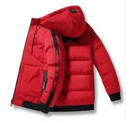 New Fashion Men Winter Jacket Coat Korean Trend Hooded Jackets Mens Casual Thicken Warm Parka Coats Street Clothing