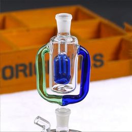 Matrix pipes Perc Ash Catcher hookahs 10mm Catcher for Glass Bong ashcatcher bubbler purple bongs water pipe