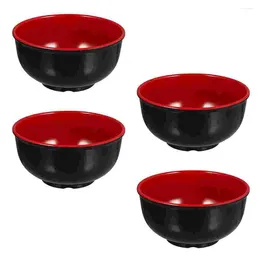 Bowls 4 Pcs Ceramic Dishes Soup Bowl Kids Cutlery Snack Japanese Noodle Dessert Container Ramen