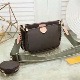 3 piece set designer bags women crossbody bag Genuine Leather luxury handbags purses designers lady tote bags Coin Purse thre301a